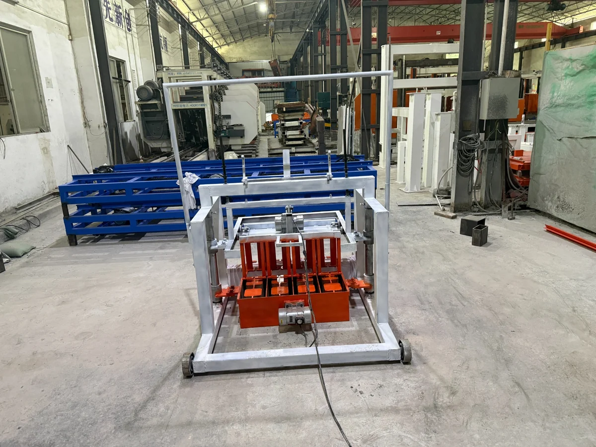 Semi automatic hollow block machine equipment option