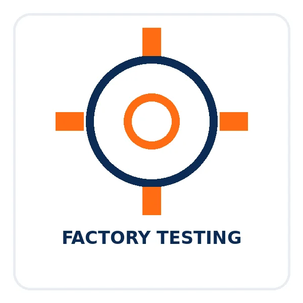 Factory testing for hollow block machine